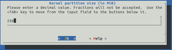 Kernel-partition-size-256m